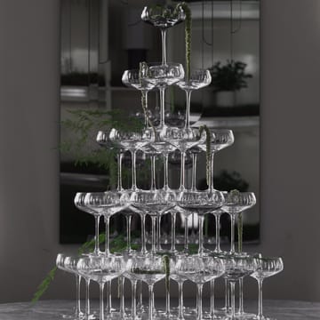 Crystal champagne coupe - Klar - Louise Roe