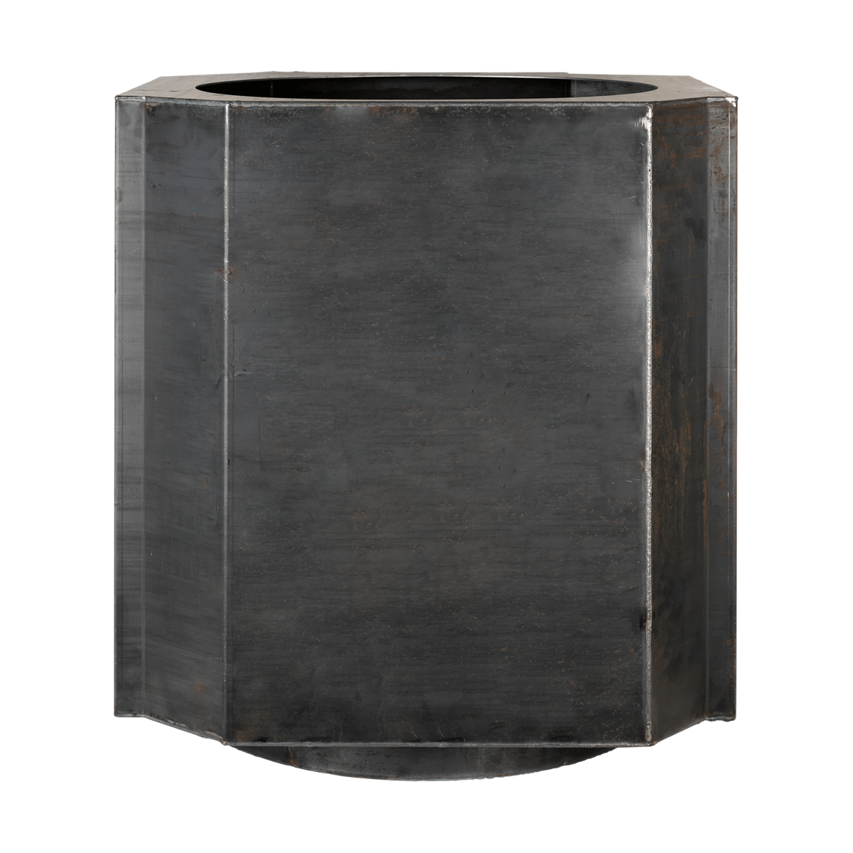 Louise Roe Funki kruka XL 70 cm Raw Iron | Skandinavisk Design | Grytor | Svart