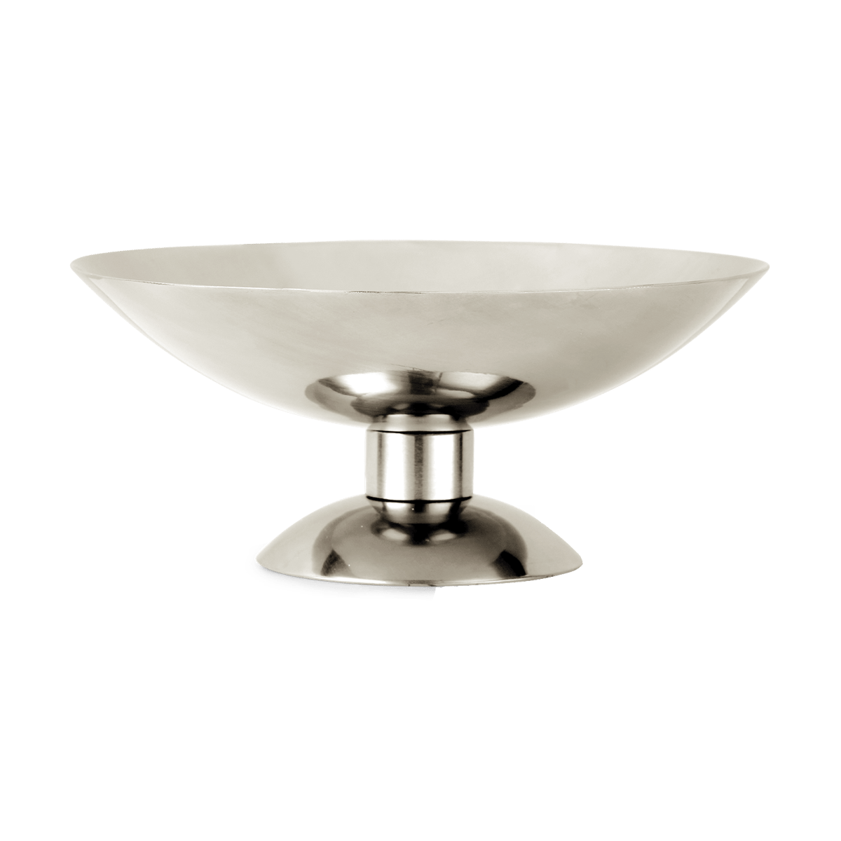 Louise Roe Metal champagnekupa låg Rostfritt stål | Skandinavisk Design | Champagneglas | Silverfärgad