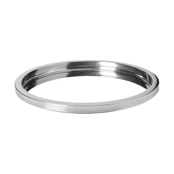 Metal serveringsbricka Ø56 cm - Rostfritt stål - Louise Roe