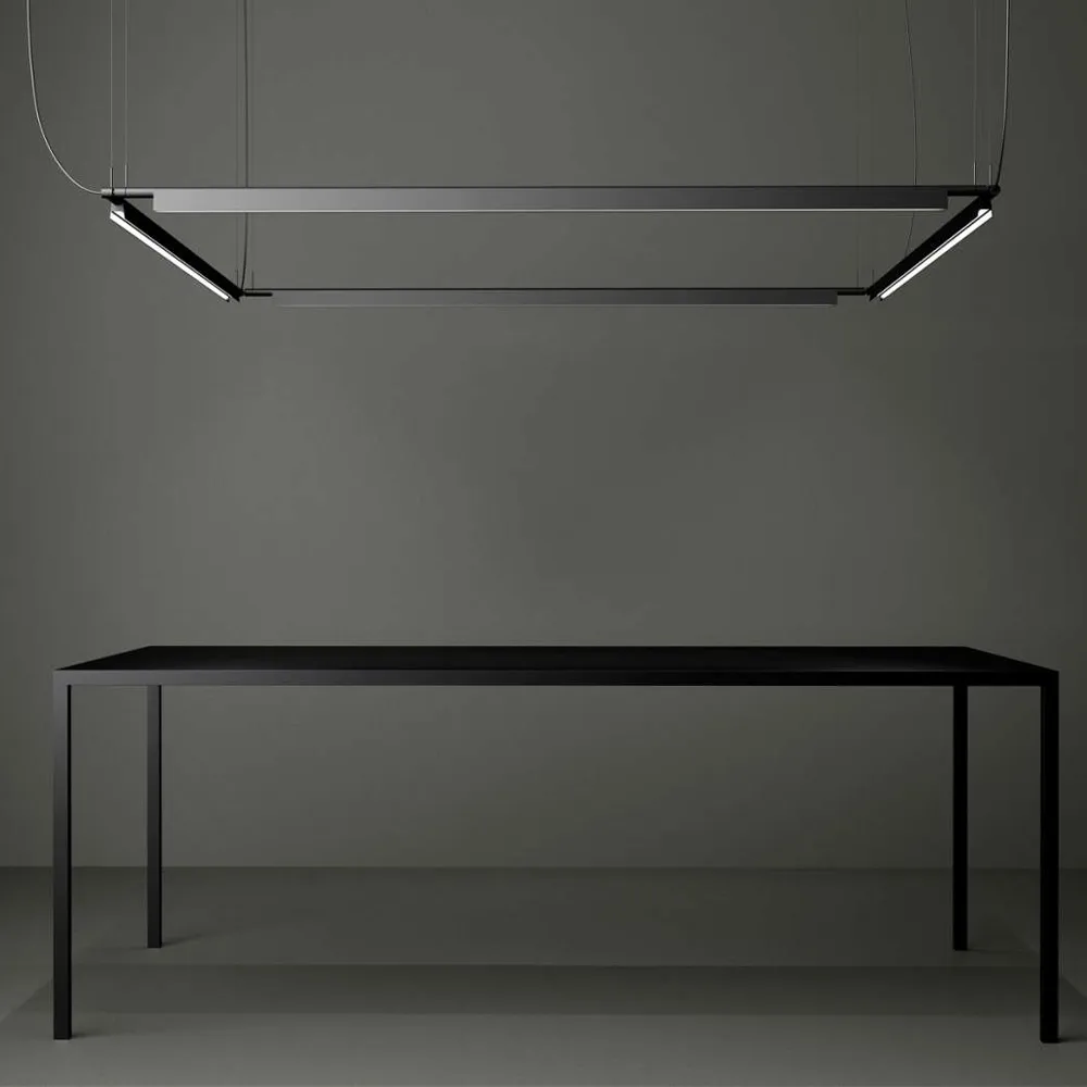 Compendium pendel, svart, inkl. fasdimmer Luceplan