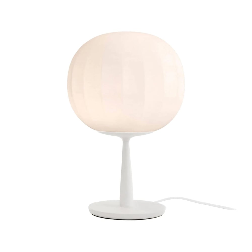 Luceplan Lita bordslampa 30 cm, vitt stativ | Skandinavisk Design | Bordslampor | Vit