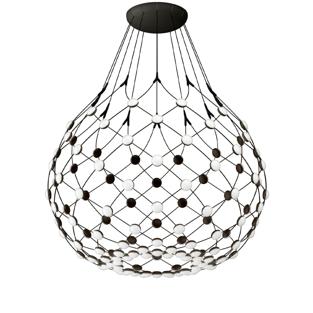 Luceplan Mesh taklampa svart, large | Skandinavisk Design | Taklampor & Pendlar | Svart