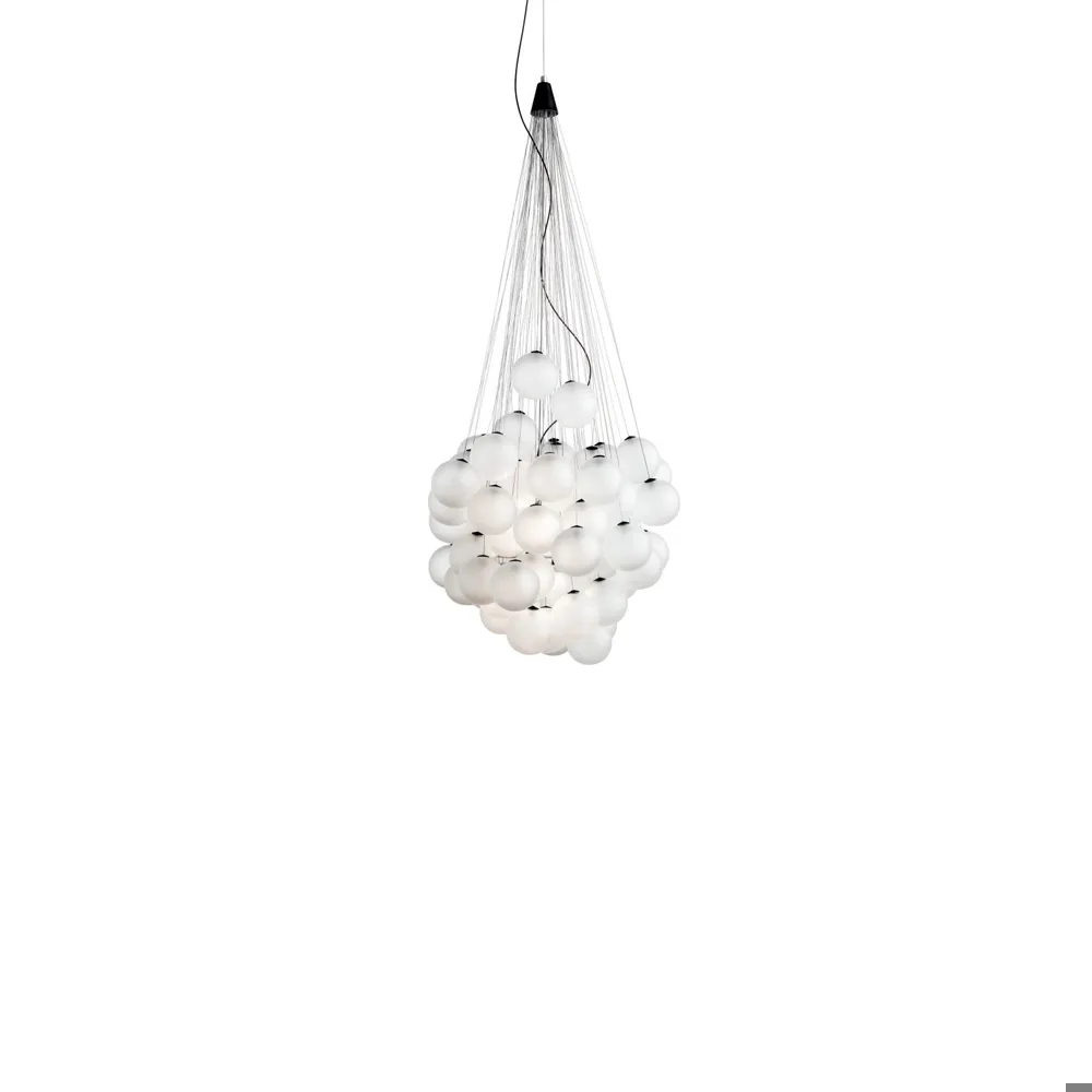 Luceplan Stochastic pendel opal, 48 sfärer