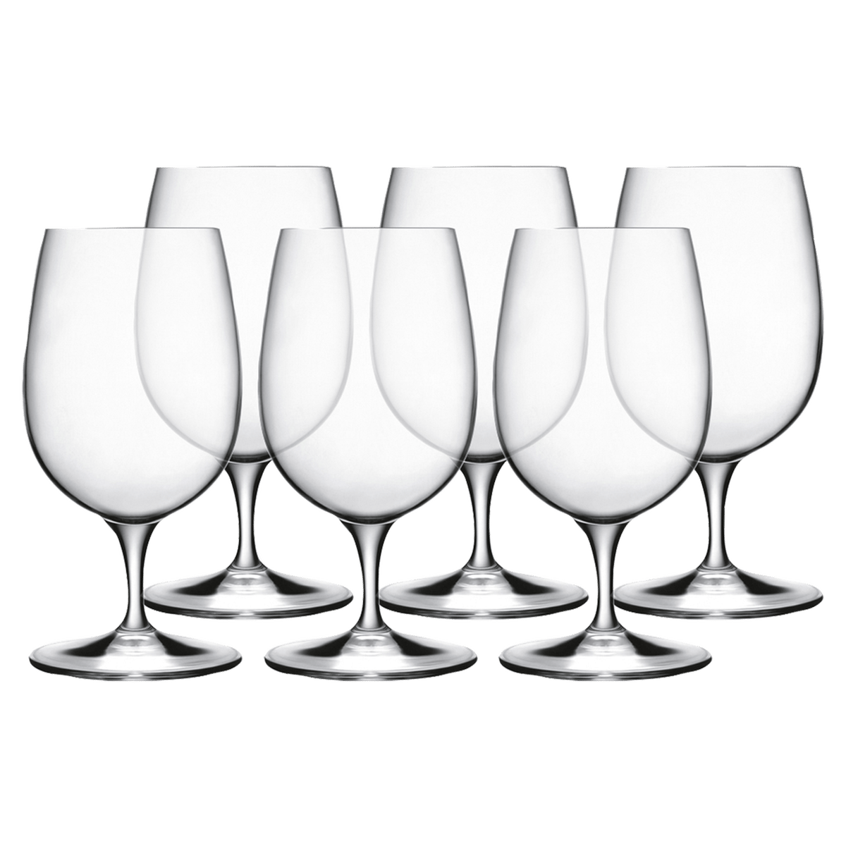 Luigi Bormioli Palace Ölglas 6-pack 42 cl | Skandinavisk Design | Ölglas | Transparent