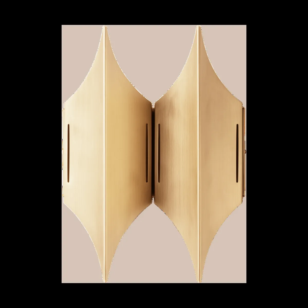 LYFA Gothic II vägglampa Brass