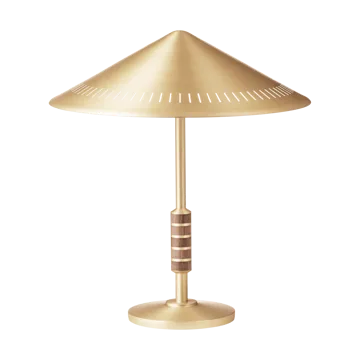 Governor 405 bordslampa - Brass-walnut - LYFA
