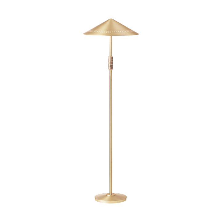 Governor 405 golvlampa - Brass-walnut - LYFA