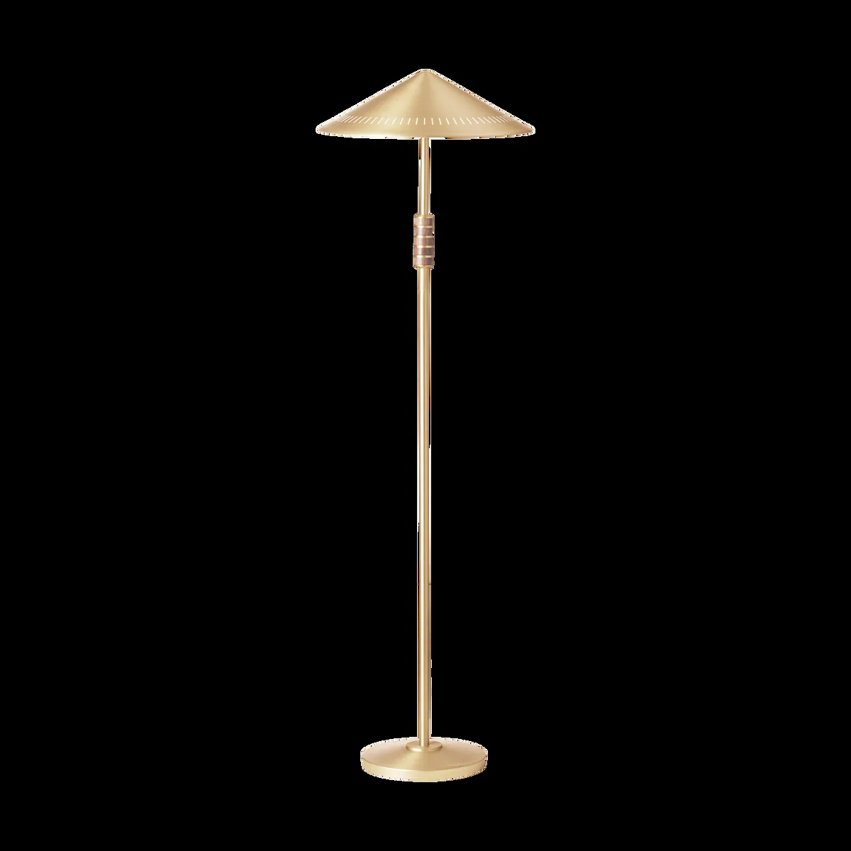 LYFA Governor 405 golvlampa Brass-walnut