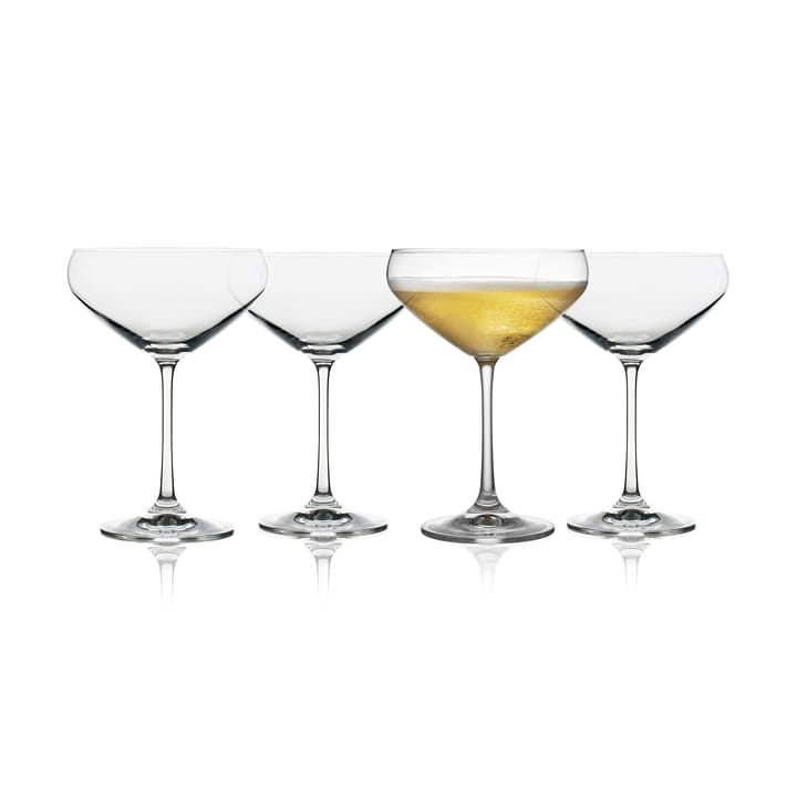 Juvel champagneglas coupe 34 cl 4-pack - Kristall - Lyngby Glas