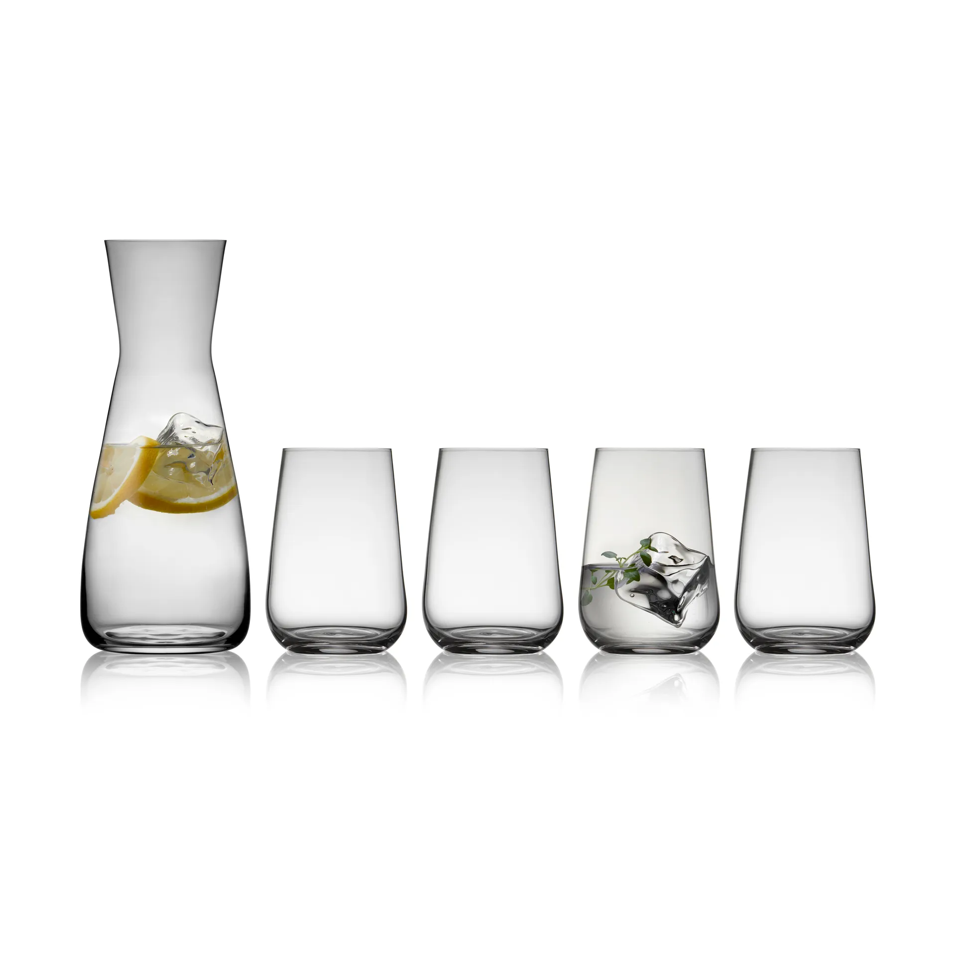 Juvel karaffset 5 delar, Kristall Lyngby Glas