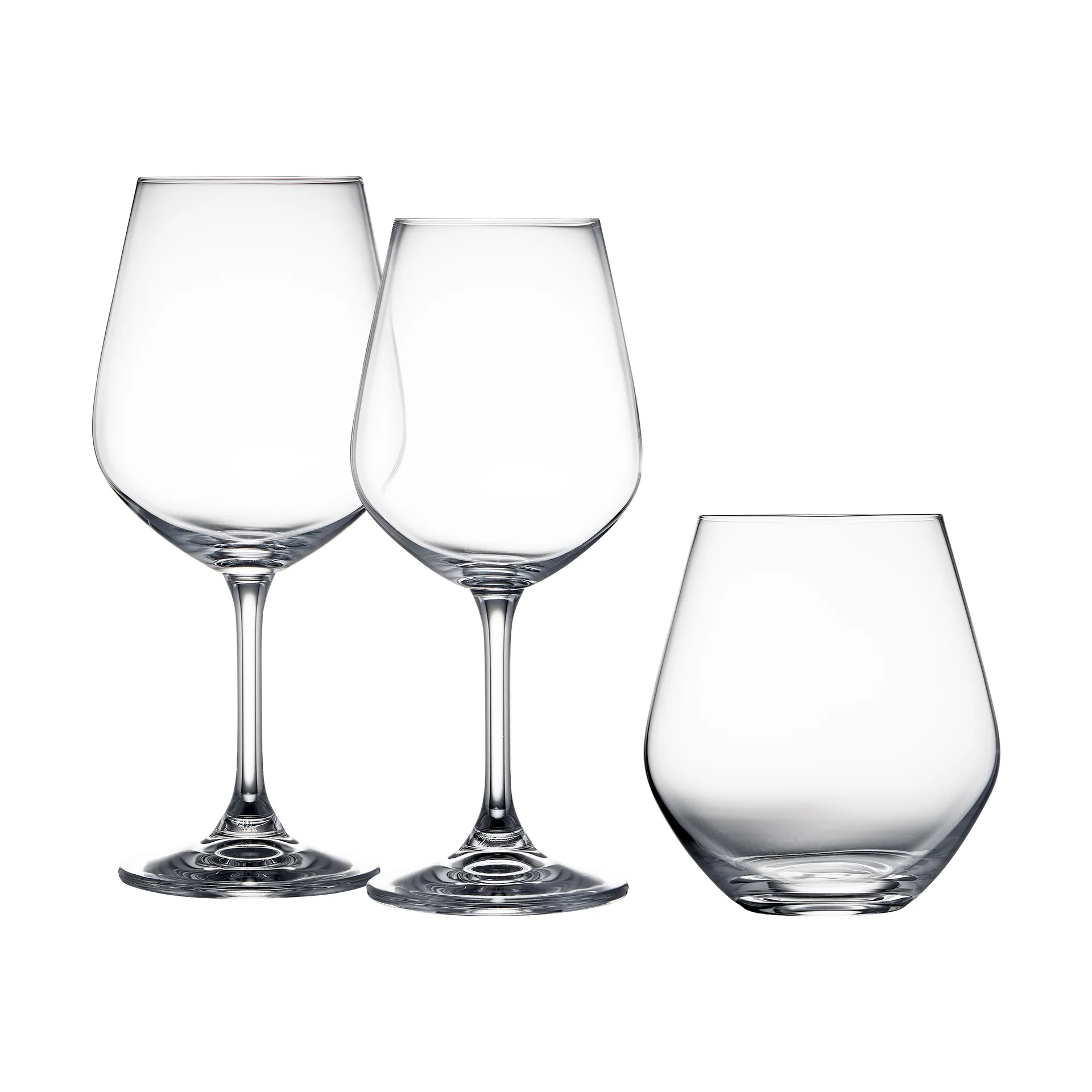 Lyngby Glas glasset 18 delar, Kristall Lyngby Glas
