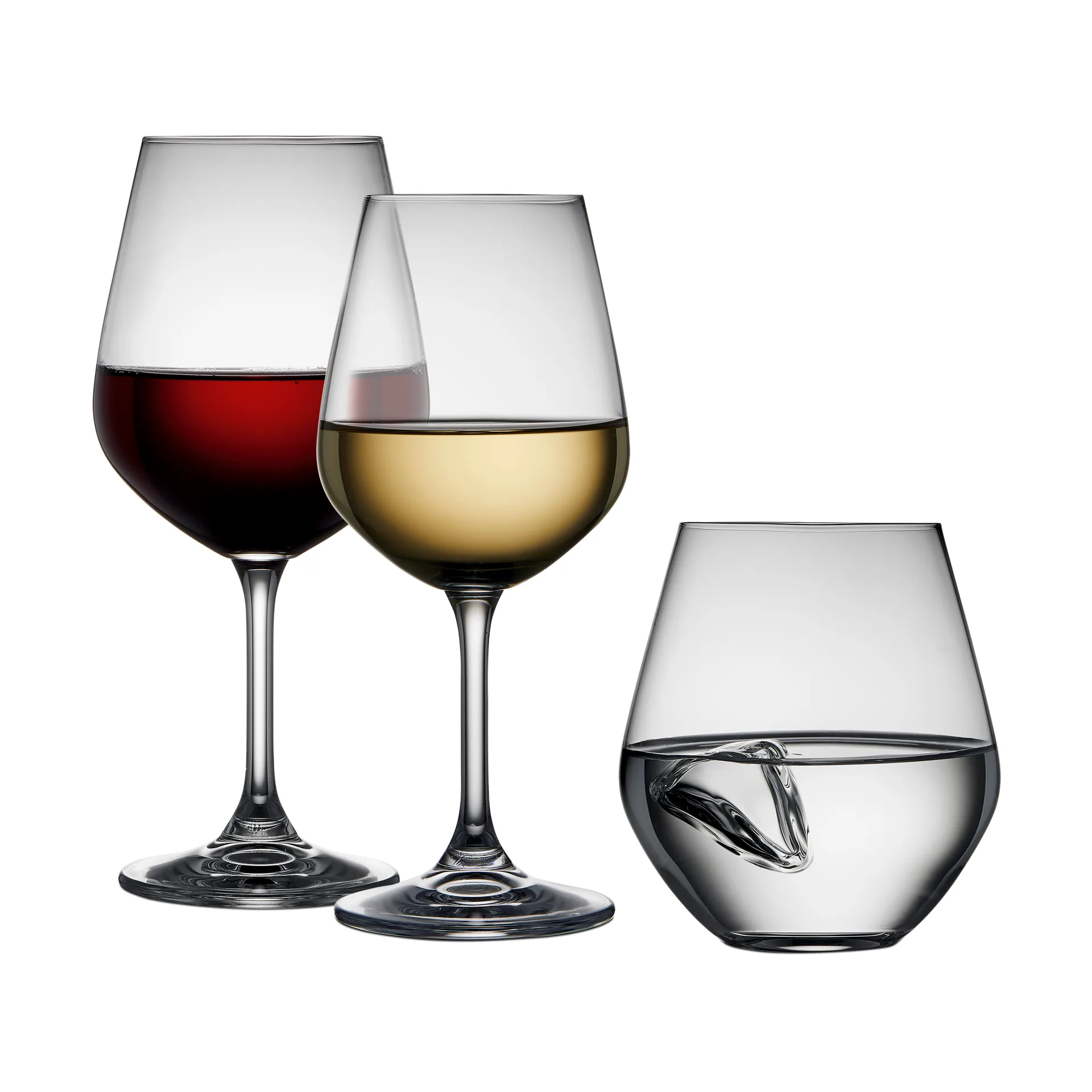 Lyngby Glas glasset 18 delar, Kristall Lyngby Glas