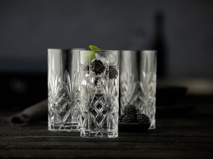 Melodia highballglas 36 cl 6-pack, Kristall Lyngby Glas