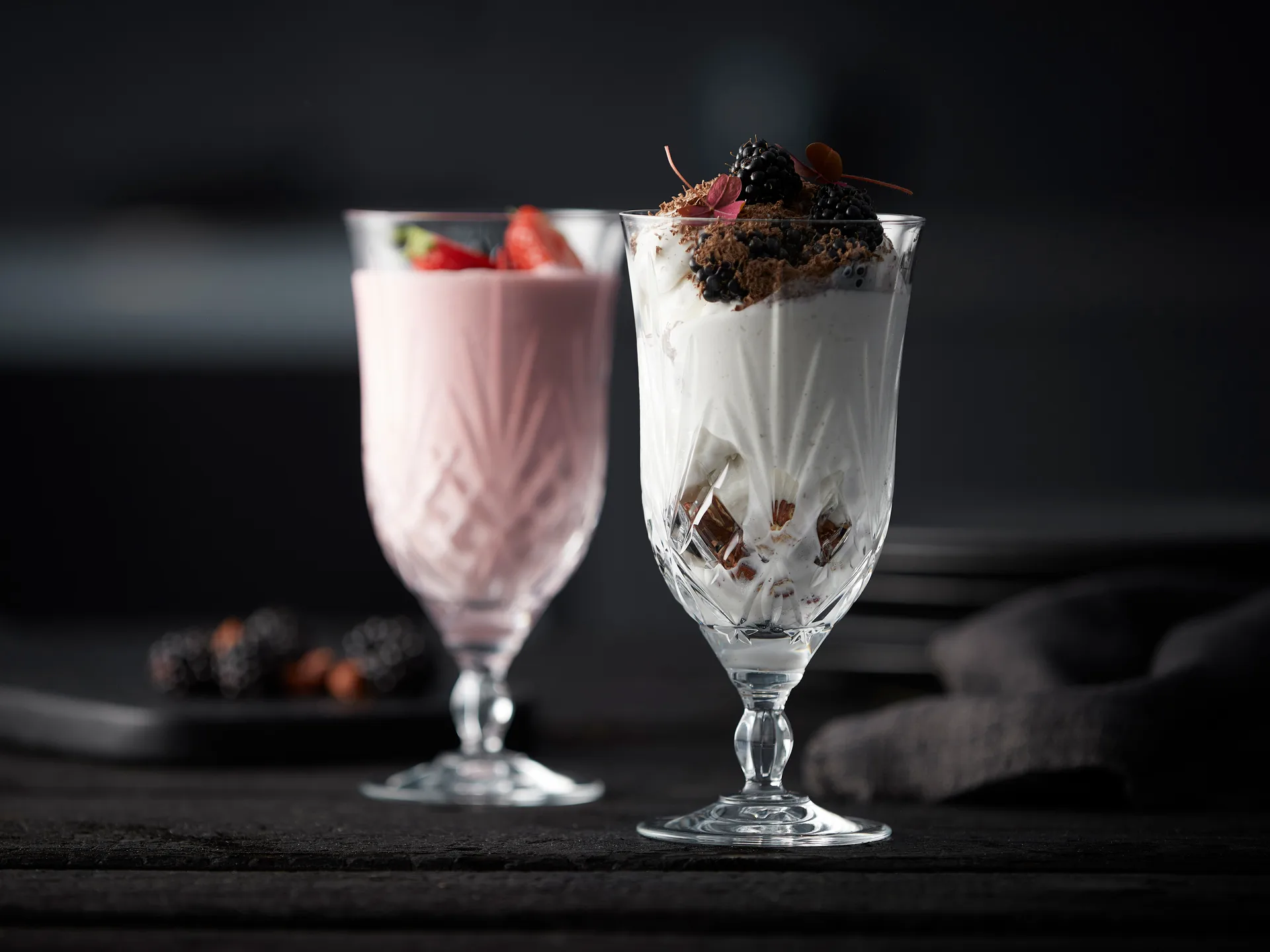 Melodia ölglas 40 cl 4-pack, Kristall Lyngby Glas