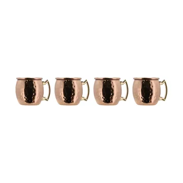 Moscow mule mini shotglas 8 cl 4-pack - Koppar - Lyngby Glas