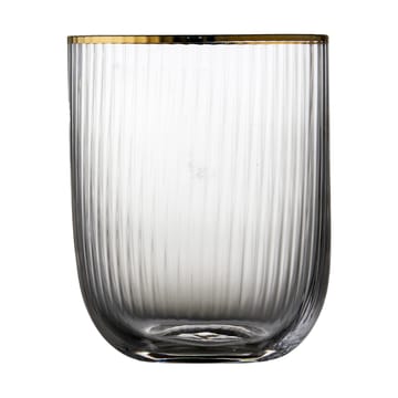 Palermo Gold tumblerglas 35 cl 4-pack - Klar-guld - Lyngby Glas