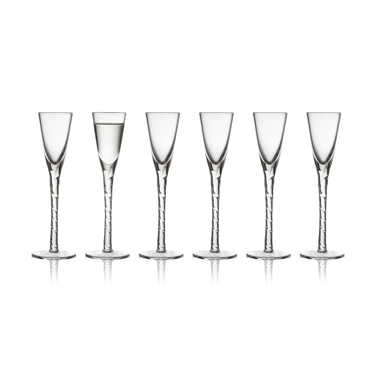 Lyngby Glas Paris snapsglas 2,5 cl 6-pack Klar | Skandinavisk Design | Snapsglas | Transparent