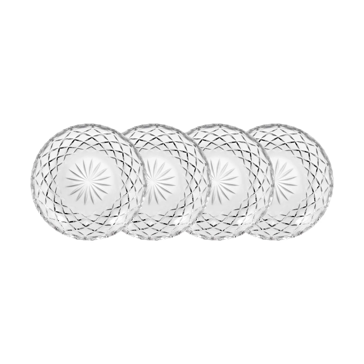 Lyngby Glas Sorrento assiett Ø16 cm 6-pack Klar