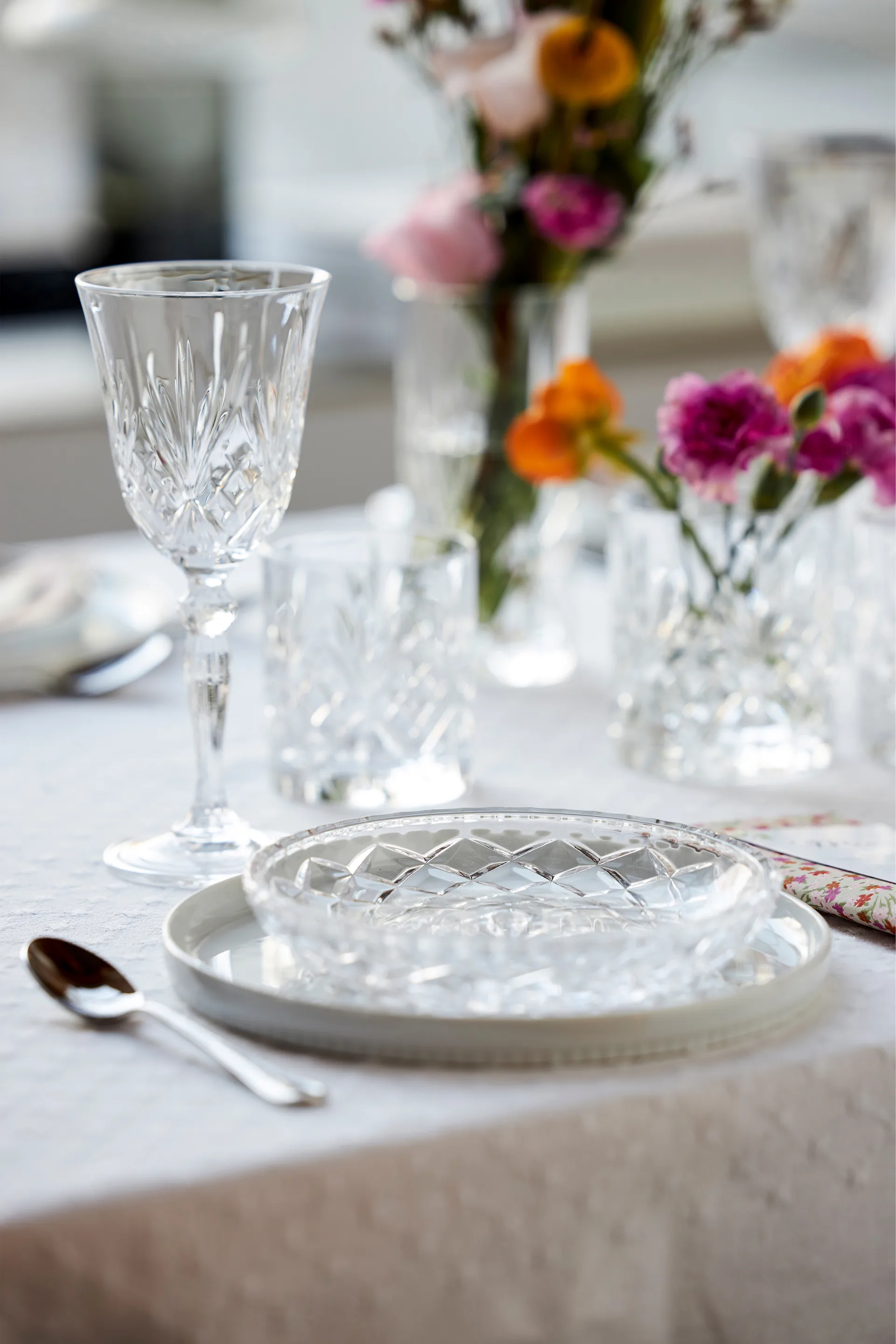 Sorrento assiett Ø16 cm 6-pack, Klar Lyngby Glas