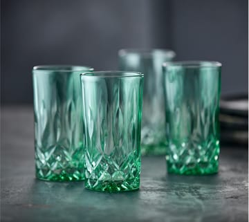 Sorrento highball glas 38 cl 4-pack - Green - Lyngby Glas