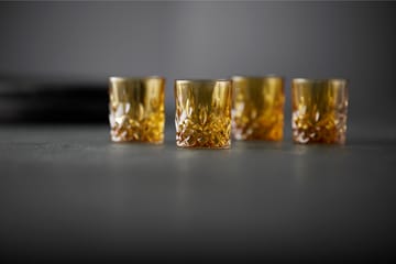 Sorrento shotglas 4 cl 4-pack - Amber - Lyngby Glas