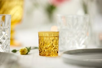 Sorrento shotglas 4 cl 4-pack - Amber - Lyngby Glas
