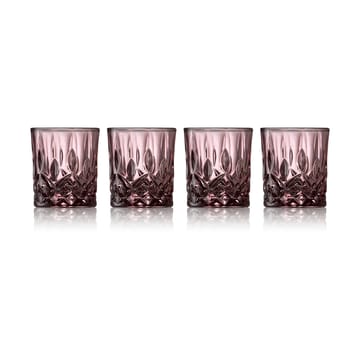 Sorrento shotglas 4 cl 4-pack - Pink - Lyngby Glas