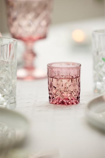 Sorrento shotglas 4 cl 4-pack - Pink - Lyngby Glas