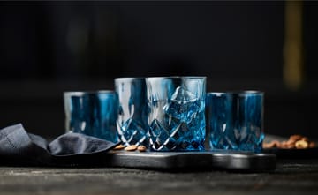 Sorrento whiskeyglas 32 cl 4-pack - Blue - Lyngby Glas