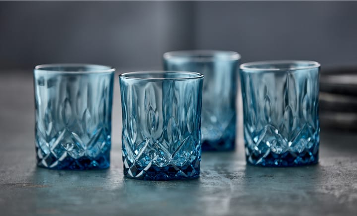 Sorrento whiskeyglas 32 cl 4-pack - Blue - Lyngby Glas