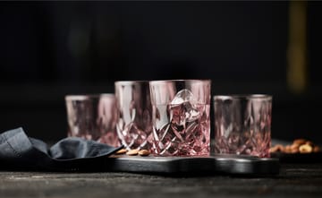 Sorrento whiskeyglas 32 cl 4-pack - Pink - Lyngby Glas