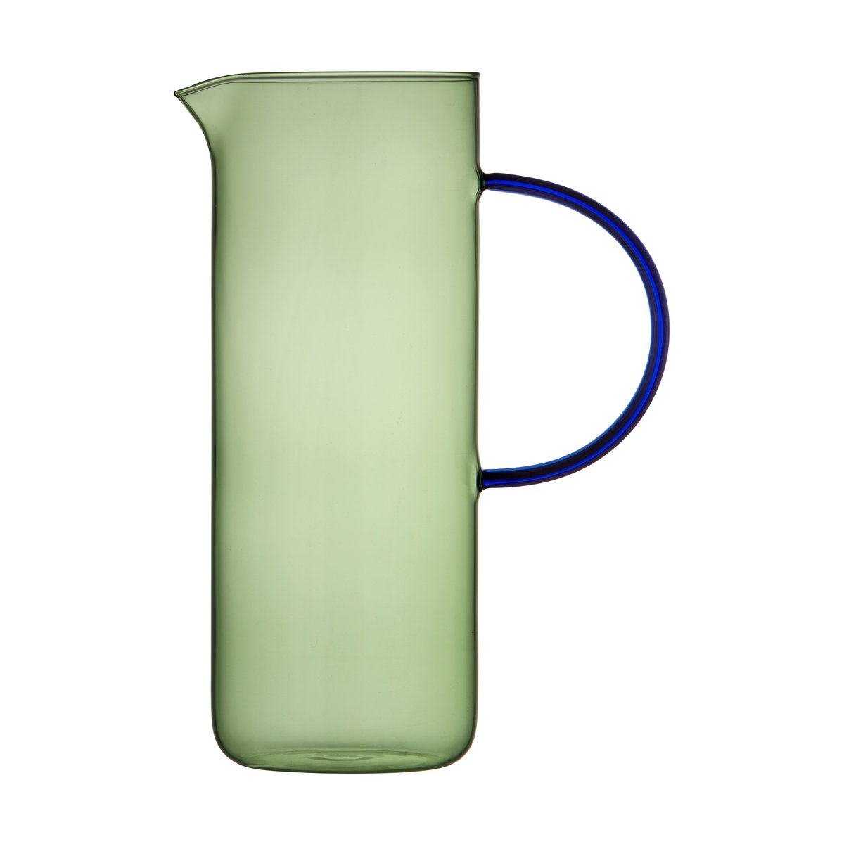Lyngby Glas Torino glaskanna 1,1 l Green-blue | Skandinavisk Design | Vattenkaraffer & Kannor | Svart