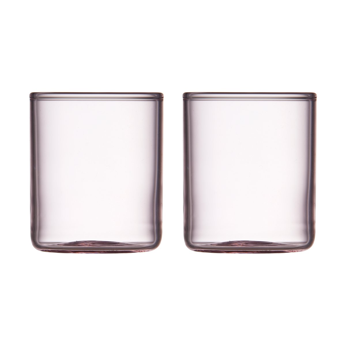 Lyngby Glas Torino shotglas 6 cl 2-pack Pink | Skandinavisk Design | Snapsglas | Rosa
