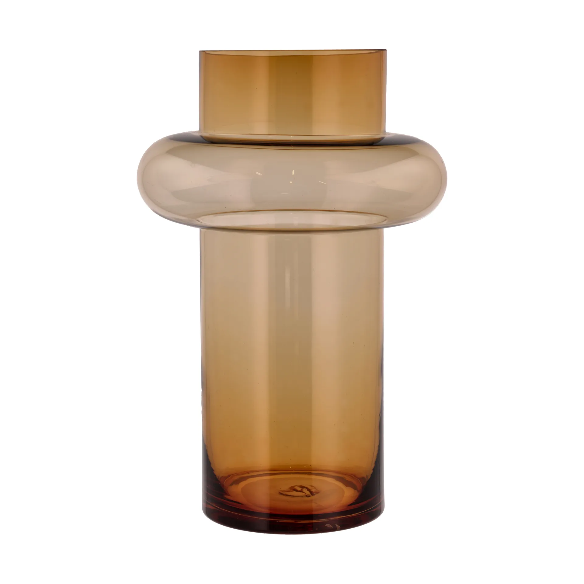 Tube vas glas 40 cm, Amber Lyngby Glas