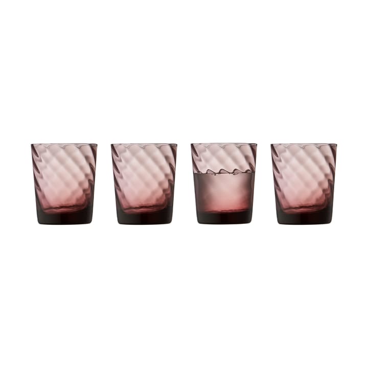 Vienna vattenglas 30 cl 4-pack - Pink - Lyngby Glas