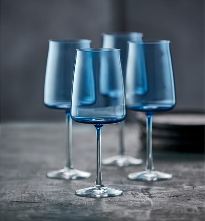 Zero rödvinsglas 54 cl 4-pack - Blue - Lyngby Glas