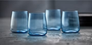 Zero vattenglas 42 cl 4-pack - Blue - Lyngby Glas