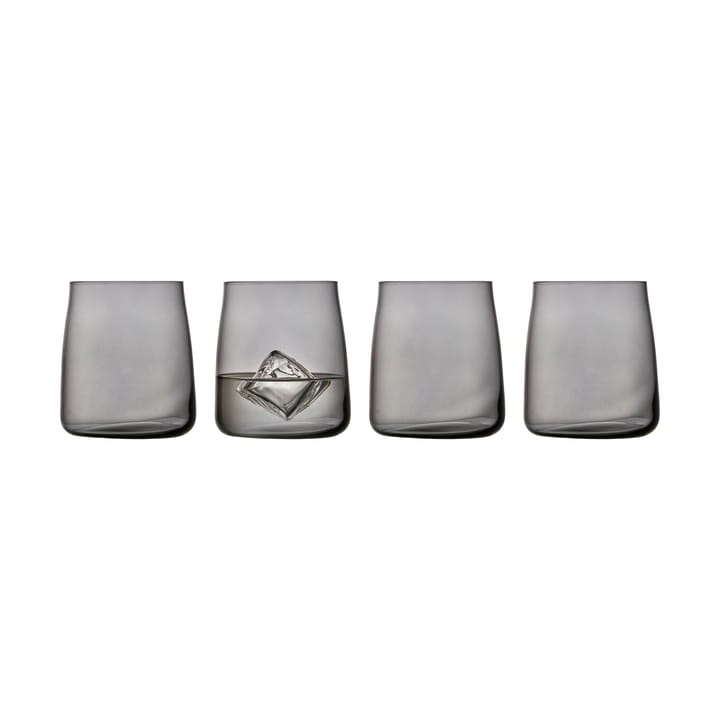 Zero vattenglas 42 cl 4-pack - Smoke - Lyngby Glas