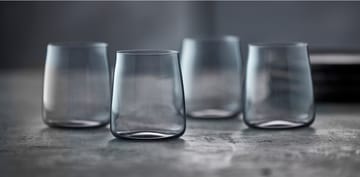 Zero vattenglas 42 cl 4-pack - Smoke - Lyngby Glas