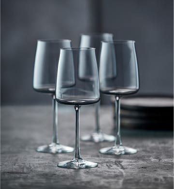 Zero vitvinsglas 43 cl 4-pack - Smoke - Lyngby Glas