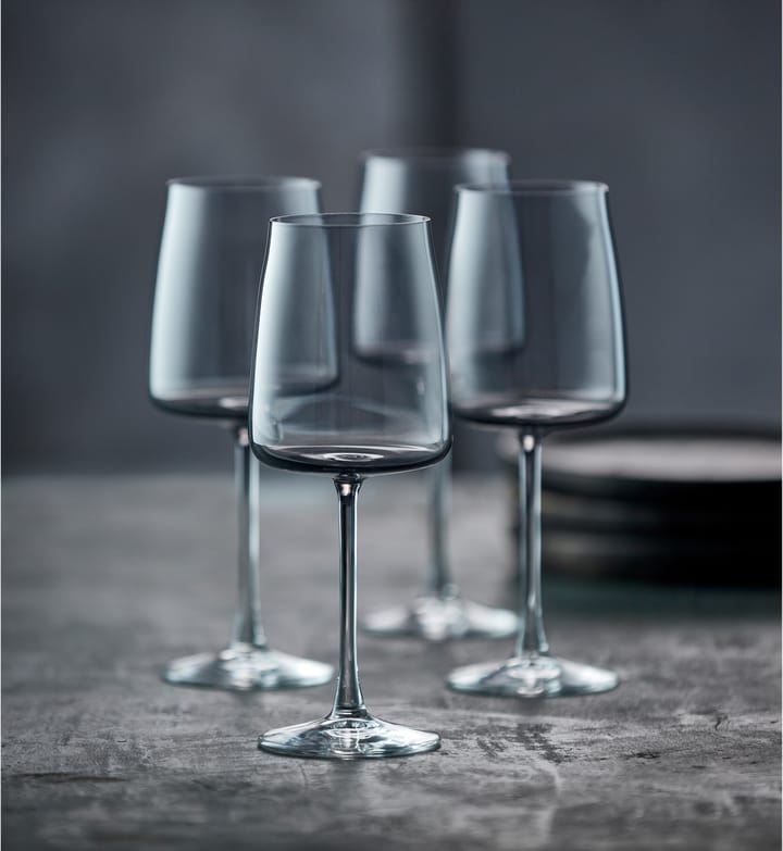 Zero vitvinsglas 43 cl 4-pack, Smoke Lyngby Glas