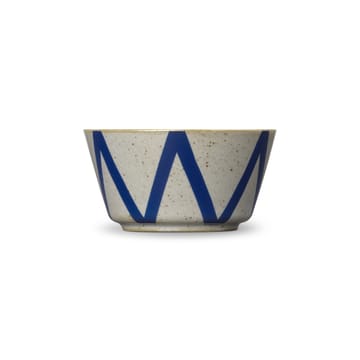 DAN-ILD sicksack skål Ø9 cm - Blå - Lyngby Porcelæn