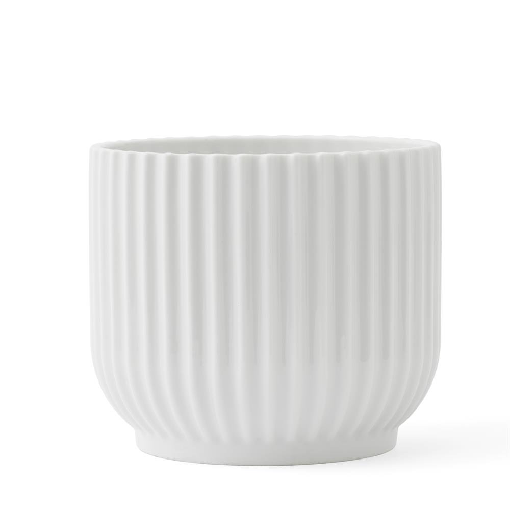 Lyngby Porcelæn Lyngby blomkruka vit 11,5 cm | Skandinavisk Design | Krukor | Vit