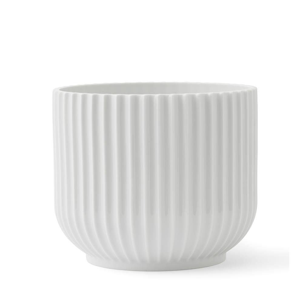 Lyngby Porcelæn Lyngby blomkruka vit 14,5 cm | Skandinavisk Design | Krukor | Vit