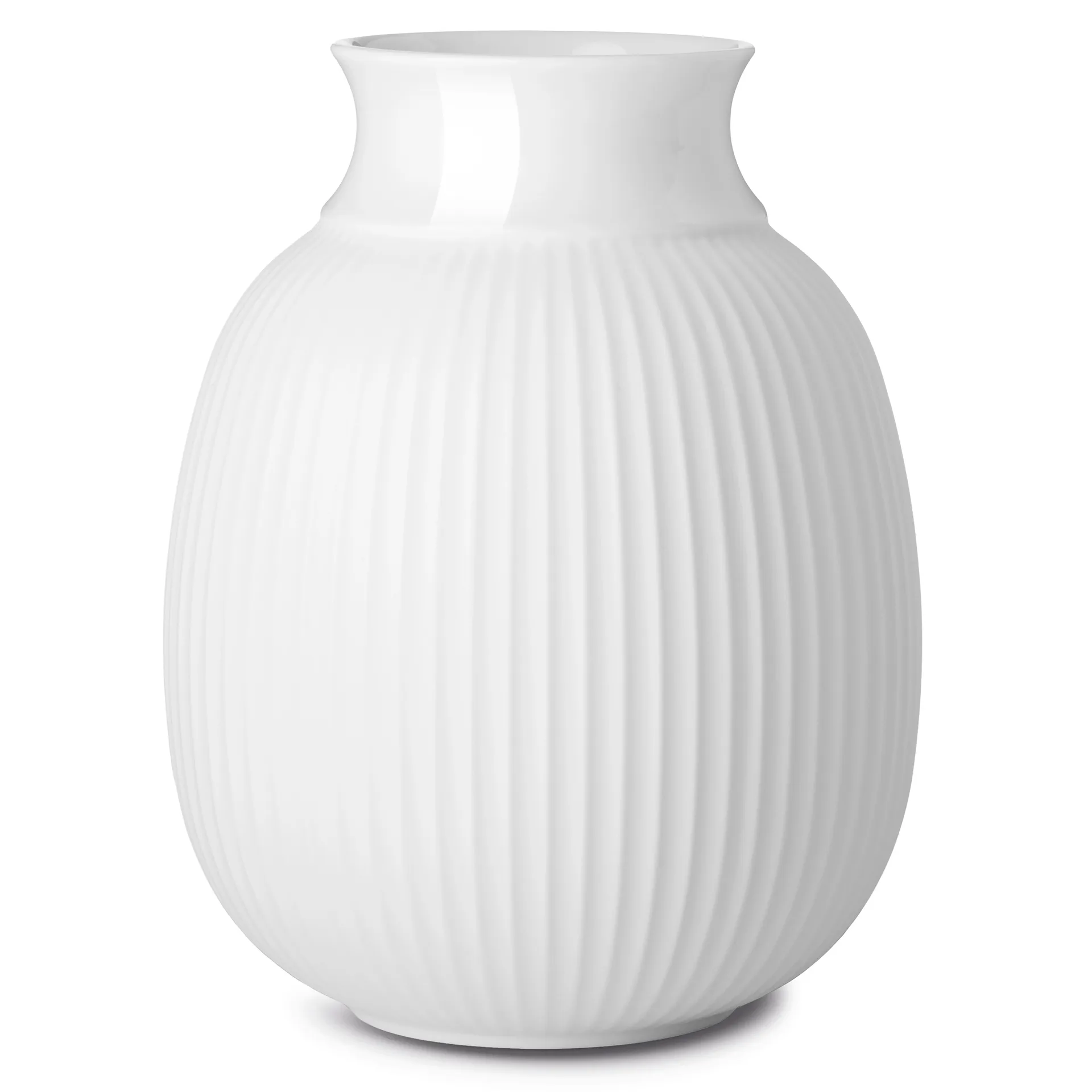 Lyngby Curve vas 17,5 cm, Vit Lyngby Porcelæn