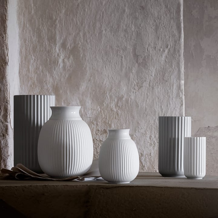 Lyngby Curve vas 17,5 cm, Vit Lyngby Porcelæn