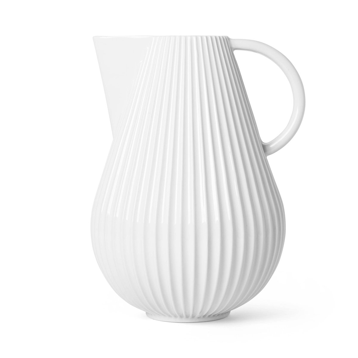 Lyngby Porcelæn Lyngby Tura kanna 4,15 L Vit | Skandinavisk Design | Vattenkaraffer & Kannor | Vit