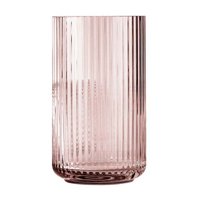 Lyngby Porcelæn Lyngby Vas burgundy, 25 cm | Skandinavisk Design | Vaser | Röd