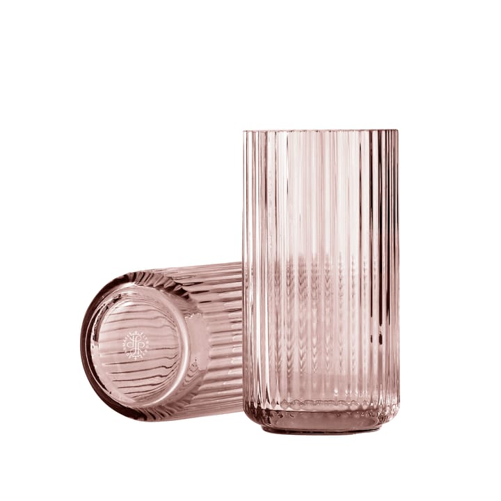 Lyngby vas glas burgundy, 20 cm Lyngby Porcelæn